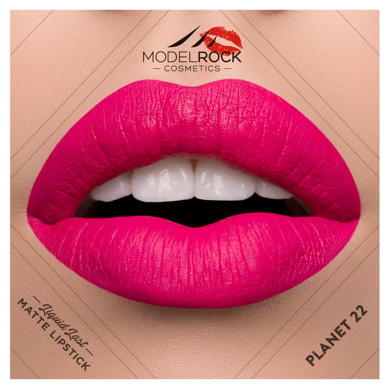 Model Rock - Liquid to Matte Longwear Lipstick **PLANET 22**