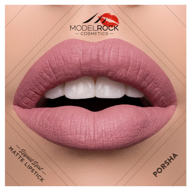Model Rock - Liquid to Matte Longwear Lipstick **PORSHA**