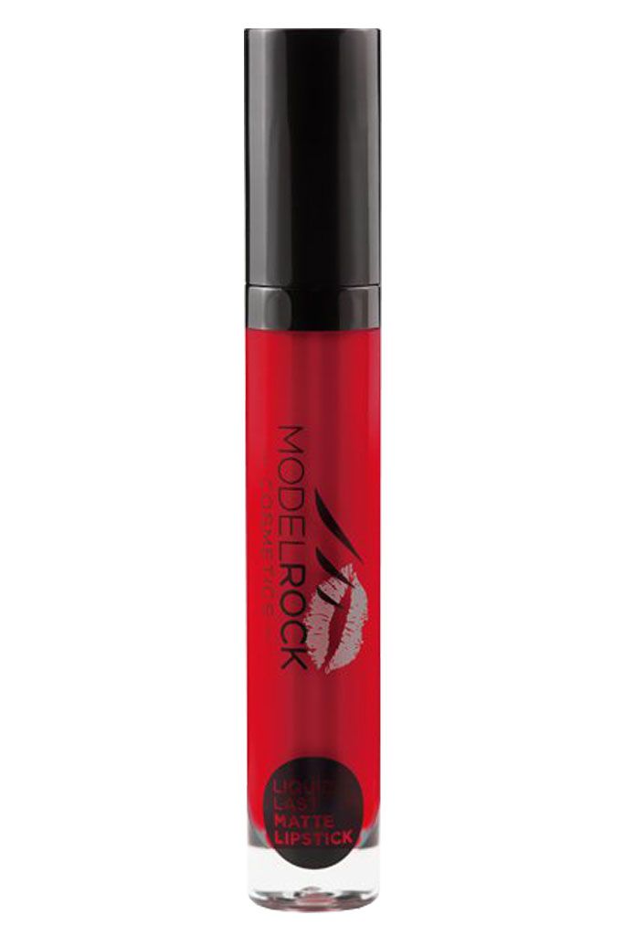 Model Rock - Liquid to Matte Longwear Lipstick **ROCK-OUT RED**
